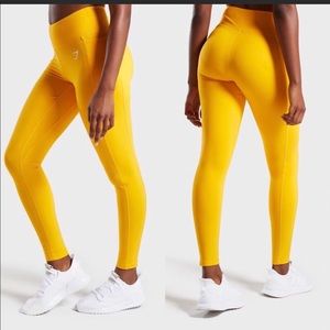 GYMSHARK dreamy leggings 2.0 citrus yellow